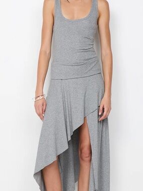 Bec & Bridge Light Grey High-Low Tank Dress